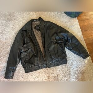 LA LEATHER Vintage Jacket Mens XL